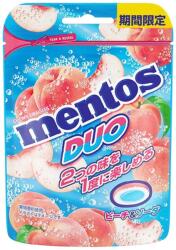 Mentos barackos limonádé ízű rágós cukorka 45 g (27215)