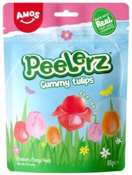 Amos Sweets Peelerz gyümölcsízű zselés cukorka tulipán alakban 65 g (27309)