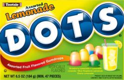 Tootsie Roll Industries Tootsie Dots gumicukorka gyümölcs limonádé ízesítéssel 184 g (26371)