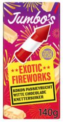 Jumbo fehér csokoládé kókusz és maracuja ízesítéssel, repedező cukorkákkal 140 g (26467)