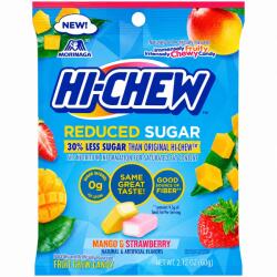 Hi-Chew mangó és eper ízű rágós cukorkák csökkentett cukorral 60 g (27417)