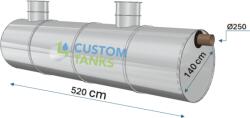 Custom Tanks Separator hidrocarburi 30l/s 8000 litri (CST8000SHID)