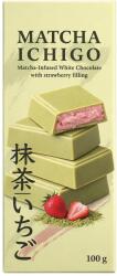 Matcha Ichigo fehér csokoládé matcha eper ízű töltelékkel 100 g (27269)