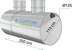 Custom Tanks Separator hidrocarburi 5l/s 2500 litri (CST2500SHID)