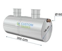 Custom Tanks Separator hidrocarburi 10l/s 4500 litri (CST4500SHID)