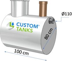 Custom Tanks Separator de grasimi 1.2 L/s (CST500GRS)