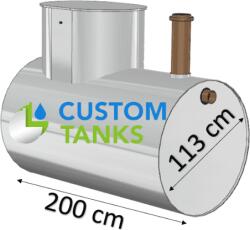 Custom Tanks Statie epurare OBR 2000L pentru 2-4 locuitori (CST2000OBR)