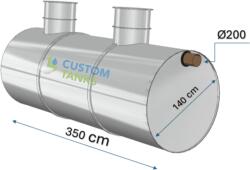 Custom Tanks Separator hidrocarburi 15l/s 5000 litri (CST5000SHID)