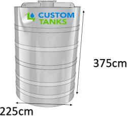 Custom Tanks Rezervor vertical 15MC (LT-15-RV)