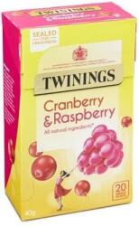 TWININGS gyümölcstea áfonya és málna ízesítéssel 20 db 40 g (4221)
