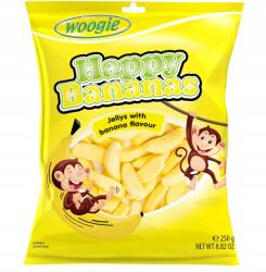 Woogie Happy Bananas 250 g (9002859121708)