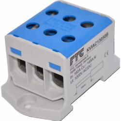FTG Clemă de legătură pentru cablu principal 3x50/3x50 mm2 (1, 5-50 mm2) albastră AL/CU triplă FTG KVIAC13050B (KVIAC13050B)