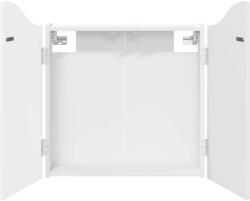 vidaXL Кабинет за дартборд Бяло 56 x 12 x 63 см Инженерна дървесина (8006651)