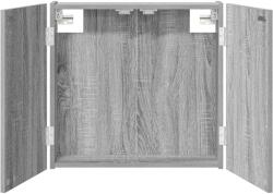 vidaXL Кабинет за дартборд Сив Сонома 56 x 12 x 53, 5 см (8006665)