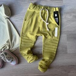 Despacito BabyBoy Basic pamut nadrág Despacito varrásokkal Lime színben 98-as