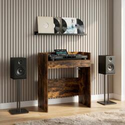 vidaXL DJ маса Опушен дъб 62 x 45 x 102 см Инженерна дървесина (8006760)