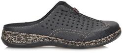 RIEKER Női flip-flop papucs Rieker 46395-14 sötétkék bebújós lyukacsos (Rieker 46395-14)