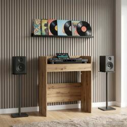 vidaXL DJ маса Дъб артизан 62 x 45 x 102 см Инженерна дървесина (8006763)
