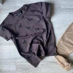 Mashmnie T-Shirt Mash Me Wolf Csokoládé 104/110