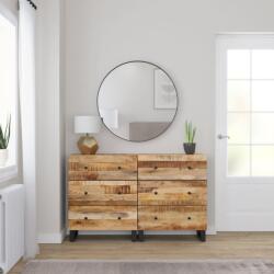 vidaXL Servante, 2 buc. , 60x33x75 cm, lemn de mango nefinisat GartenMobel Dekor (3143635) Comoda