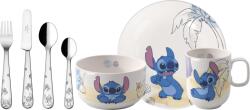 Villeroy & Boch Set de veselă pentru copii cu tacâmuri Disney Stitch, 7 piese (14-8681-8435) Set pentru masa bebelusi