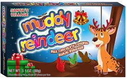 Mikulás falu Sáros rénszarvas Santa's Village Muddy Rénszarvas tejcsokoládé rágó 88 g (27030)