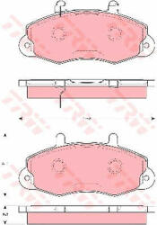 TRW Set placute frana, frana disc TRW GDB1572 (GDB1572) - autoeco