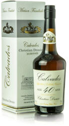  Christian Drouin calvados 40 éves (0, 7L / 40%) - goodspirit