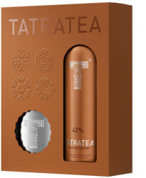 TATRATEA 42% - Őszibarack ajándékcsomag flaskával DRS (0, 7L / 42%) - drinkmix
