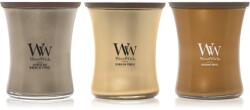 WoodWick Precious Metals Trio Pack подаръчен комплект