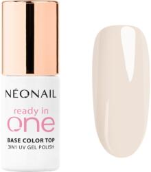 NEONAIL Ready In One 3in1 UV Gel Polish lac de unghii sub forma de gel cu pulbere de diamante culoare 02 One Coconut Milk 7.2 ml
