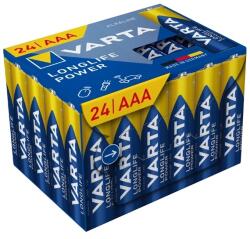 VARTA Longlife Power tartós elem (AAA, LR03, 1.5V, alkáli) 24db/csomag (04903121134)