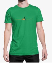 D&B Férfi/Unisex Póló Mini00005 Fishing Zöld-Méret L (Mini00005 Fishing IrishGreen L)