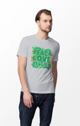 D&B Férfi/Unisex Póló ST00112 Veggies Szürke-Méret L