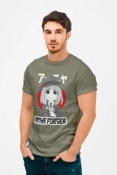 D&B Férfi/Unisex Póló AN00001 AnyaForger Katonai zöld-Méret S (AN00001AnyaForgerMilitaryS)