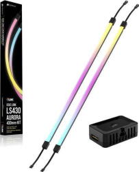 Corsair Kit Benzi LED pentru Carcasa PC Corsair CL-9011136-WW / iCUE LINK LS430 Aurora RGB XL 2 Bucati Negru (CL-9011136-WW)