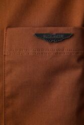 HUGO BOSS риза мъжка от памук с еластан x Aston Martin (50567166) - answear - 545,48 лв