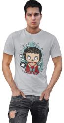D&B Férfi/Unisex Póló PC00076 Nacho Libre Szürke-Méret L (PC00076NachoLibreGrayL)