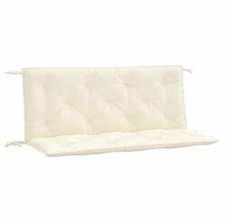 vidaXL 2 db krémfehér oxford szövet kerti padpárna 120 x 50 x 7 cm 2.5 kg (361680)
