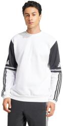 Adidas Férfi sportpulóver, adidas Squadra 25, fehér/fekete, pamut és újrahasznosított poliészter, M INTL