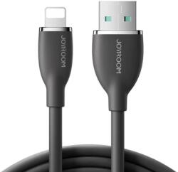 JOYROOM USB Lightning Töltő/adat Fekete 1.2m 6941237101228 (6941237101228)