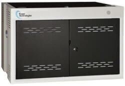 Power Technologies Statie de incarcare Power Technologies AC-Mini-12-H65C pentru 12 device-uri, dimensiune maxima suportata 17 inch, USB-C, metal (MIN-B12K-E-H65C)
