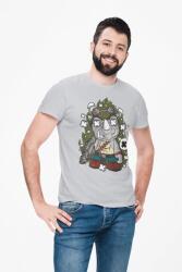 D&B Férfi/Unisex Póló PC00095 Rock Steady Szürke-Méret L (PC00095RockSteadyGrayL)