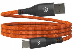 Myphone Cablu Hammer USB-A la USB-C, 3A , 65W, 1m, Portocaliu (AKC001409)