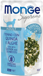 Monge Supreme Adult Alutasakos Macskaeledel (Tonhal, Quinoa és Tengeri Algák) - 80 g