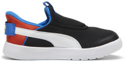 PUMA Courtflex v3 SLIPTECH PS Black gyerek cipő Cipőméret (EU): 33 / fekete/kék