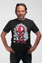 D&B Férfi Unisex Póló PC00009 Deadpool Fekete-Méret 2XL (PC00009DeadpoolBlack2XL)