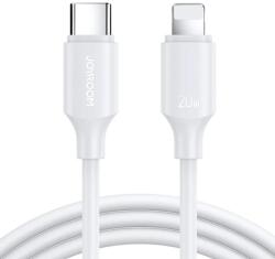 JOYROOM USB 2.0 Type C Lightning Töltő/adat Fehér 1m 6956116735418 (6956116735418)