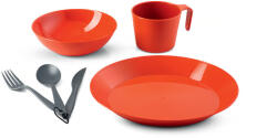 GSI Outdoors Cascadian 1 Person Table Set étkészlet narancs