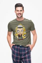 D&B Férfi/Unisex Póló PC00082 Popeye Katonai zöld-Méret L (PC00082PopeyeMilitaryGreenL)